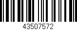 Código de barras (EAN, GTIN, SKU, ISBN): '43507572'