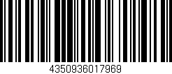 Código de barras (EAN, GTIN, SKU, ISBN): '4350936017969'