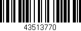 Código de barras (EAN, GTIN, SKU, ISBN): '43513770'