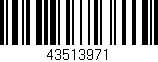 Código de barras (EAN, GTIN, SKU, ISBN): '43513971'