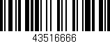 Código de barras (EAN, GTIN, SKU, ISBN): '43516666'