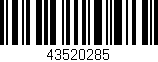 Código de barras (EAN, GTIN, SKU, ISBN): '43520285'