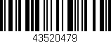 Código de barras (EAN, GTIN, SKU, ISBN): '43520479'