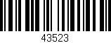 Código de barras (EAN, GTIN, SKU, ISBN): '43523'