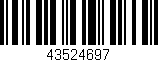 Código de barras (EAN, GTIN, SKU, ISBN): '43524697'