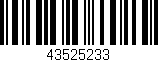 Código de barras (EAN, GTIN, SKU, ISBN): '43525233'