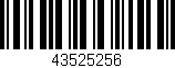 Código de barras (EAN, GTIN, SKU, ISBN): '43525256'