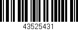 Código de barras (EAN, GTIN, SKU, ISBN): '43525431'