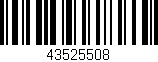 Código de barras (EAN, GTIN, SKU, ISBN): '43525508'