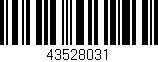 Código de barras (EAN, GTIN, SKU, ISBN): '43528031'