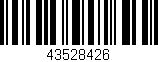 Código de barras (EAN, GTIN, SKU, ISBN): '43528426'