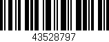 Código de barras (EAN, GTIN, SKU, ISBN): '43528797'
