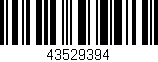 Código de barras (EAN, GTIN, SKU, ISBN): '43529394'