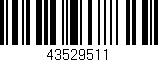 Código de barras (EAN, GTIN, SKU, ISBN): '43529511'