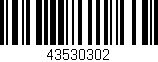 Código de barras (EAN, GTIN, SKU, ISBN): '43530302'