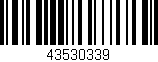 Código de barras (EAN, GTIN, SKU, ISBN): '43530339'