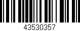 Código de barras (EAN, GTIN, SKU, ISBN): '43530357'