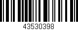 Código de barras (EAN, GTIN, SKU, ISBN): '43530398'