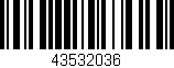 Código de barras (EAN, GTIN, SKU, ISBN): '43532036'