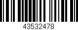 Código de barras (EAN, GTIN, SKU, ISBN): '43532478'