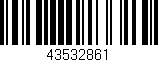 Código de barras (EAN, GTIN, SKU, ISBN): '43532861'