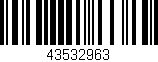 Código de barras (EAN, GTIN, SKU, ISBN): '43532963'