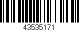 Código de barras (EAN, GTIN, SKU, ISBN): '43535171'