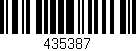 Código de barras (EAN, GTIN, SKU, ISBN): '435387'