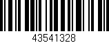 Código de barras (EAN, GTIN, SKU, ISBN): '43541328'