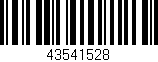 Código de barras (EAN, GTIN, SKU, ISBN): '43541528'