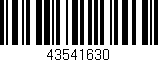 Código de barras (EAN, GTIN, SKU, ISBN): '43541630'