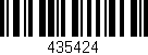 Código de barras (EAN, GTIN, SKU, ISBN): '435424'