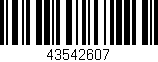 Código de barras (EAN, GTIN, SKU, ISBN): '43542607'
