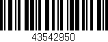 Código de barras (EAN, GTIN, SKU, ISBN): '43542950'
