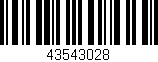 Código de barras (EAN, GTIN, SKU, ISBN): '43543028'
