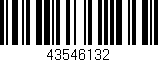 Código de barras (EAN, GTIN, SKU, ISBN): '43546132'