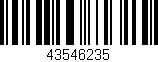 Código de barras (EAN, GTIN, SKU, ISBN): '43546235'