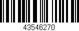 Código de barras (EAN, GTIN, SKU, ISBN): '43546270'