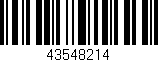 Código de barras (EAN, GTIN, SKU, ISBN): '43548214'