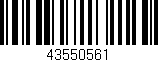 Código de barras (EAN, GTIN, SKU, ISBN): '43550561'