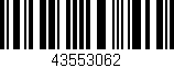 Código de barras (EAN, GTIN, SKU, ISBN): '43553062'