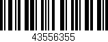 Código de barras (EAN, GTIN, SKU, ISBN): '43556355'