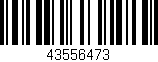 Código de barras (EAN, GTIN, SKU, ISBN): '43556473'