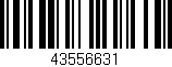 Código de barras (EAN, GTIN, SKU, ISBN): '43556631'