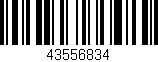 Código de barras (EAN, GTIN, SKU, ISBN): '43556834'