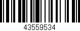 Código de barras (EAN, GTIN, SKU, ISBN): '43559534'