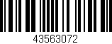 Código de barras (EAN, GTIN, SKU, ISBN): '43563072'