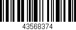Código de barras (EAN, GTIN, SKU, ISBN): '43568374'