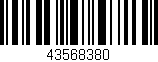 Código de barras (EAN, GTIN, SKU, ISBN): '43568380'
