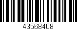Código de barras (EAN, GTIN, SKU, ISBN): '43568408'